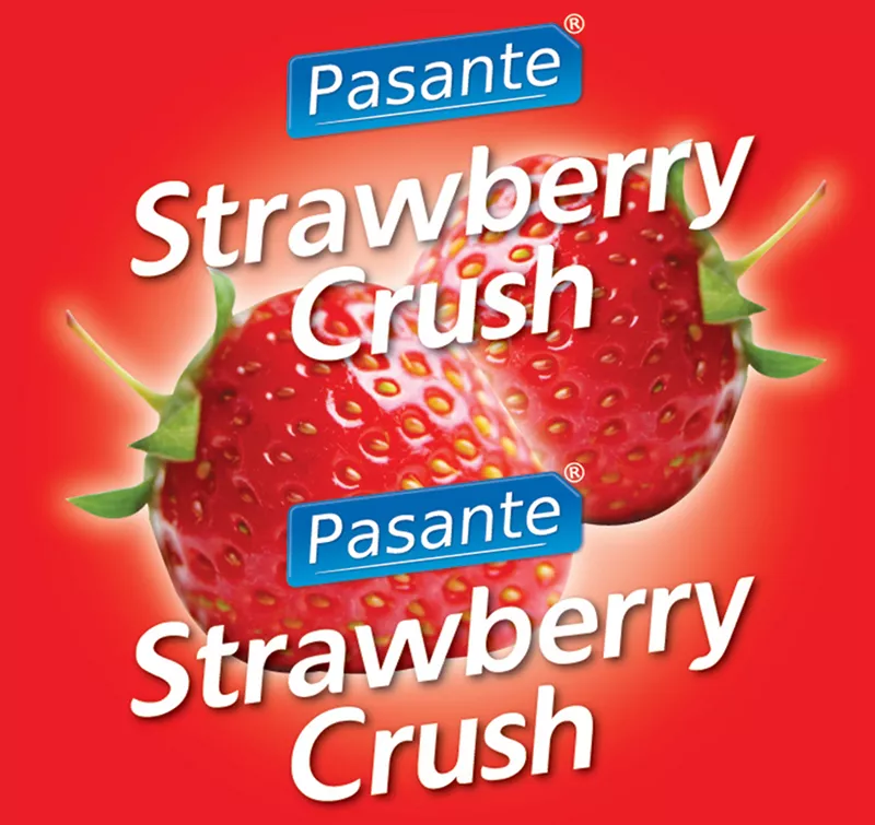 Condome de sabor a fresa Pasante 144pcs