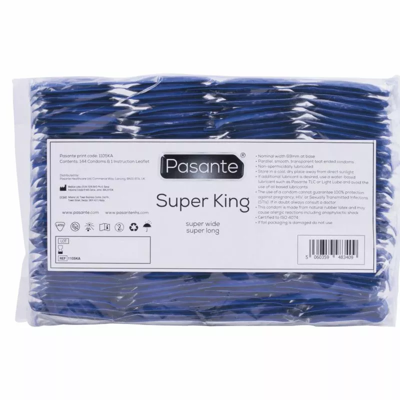 Preservativos Pasante tamaño Super King - 144 unidades