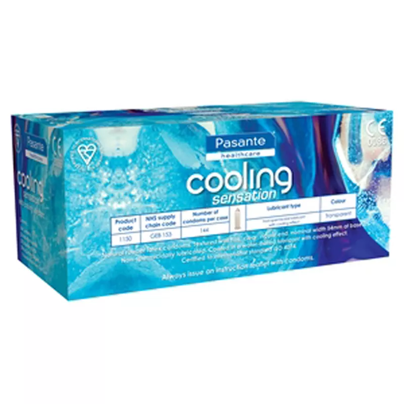 Condones Pasante Cooling Sensation 144pcs