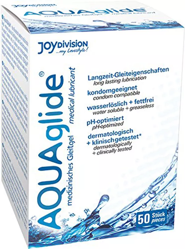 Lubricante a base de agua AQUAglide - 50 sobres
