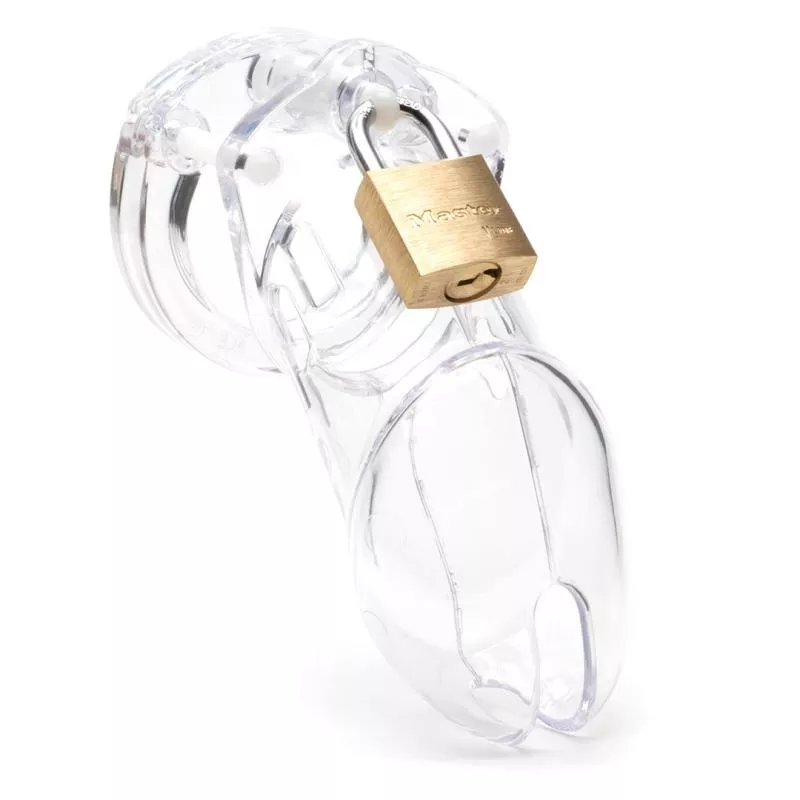 CB-6000 Chastity Cage - Transparente - 37 mm