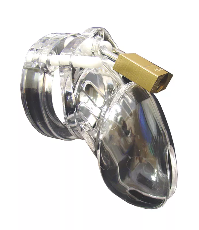 CB-6000S Chastity Cage - Transparente - 37 mm