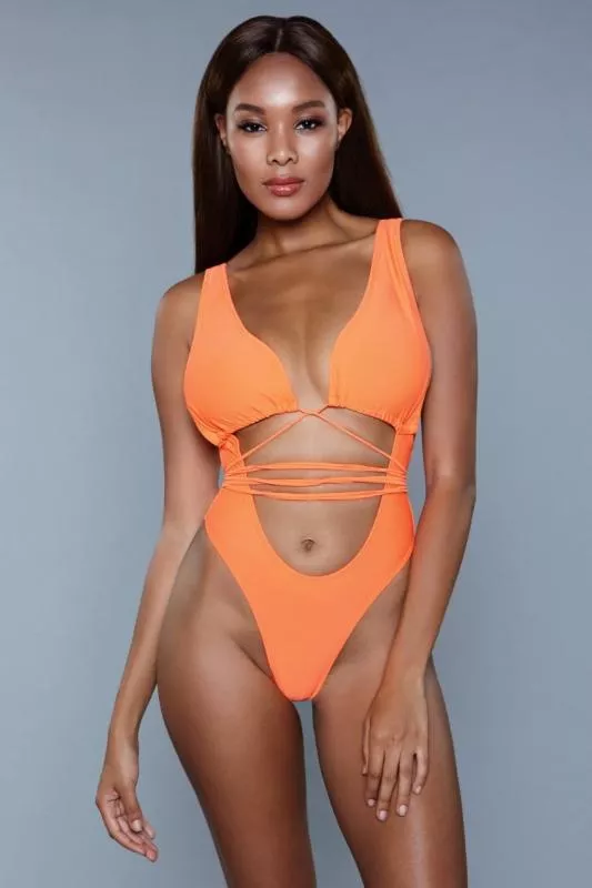 Monokini Makayla - Naranja