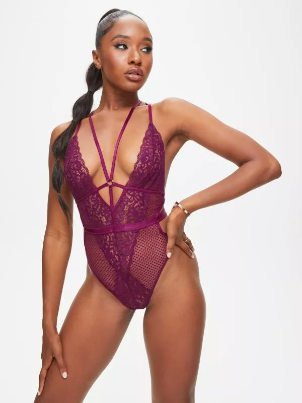 Body sin entrepierna de The Obsession - Ciruela