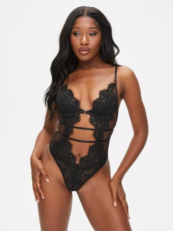 Body sin entrepierna Starlet negro