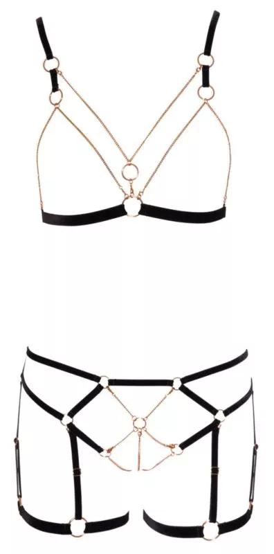 Juego Bondage Glamour - Negro