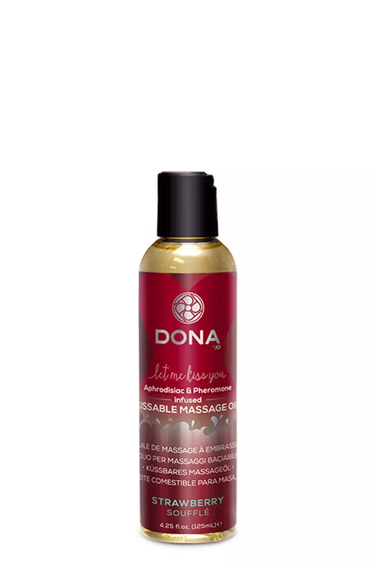Dona - Aceite comestible para masajes - Fresa