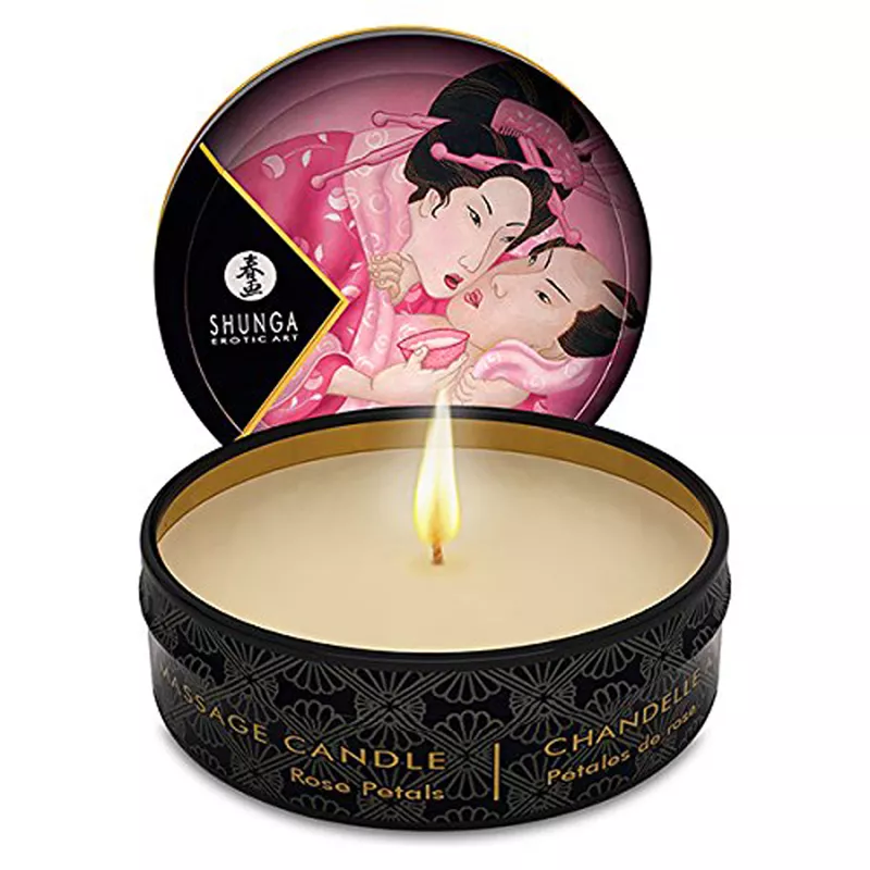 Vela de masaje Pétalos de rosa / Afrodisia 30ML
