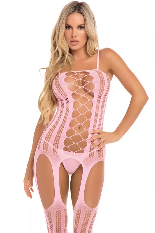 Body de cuerpo entero Fake News - Rosa
