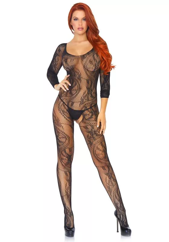 Body sin mangas negro sin mangas largas