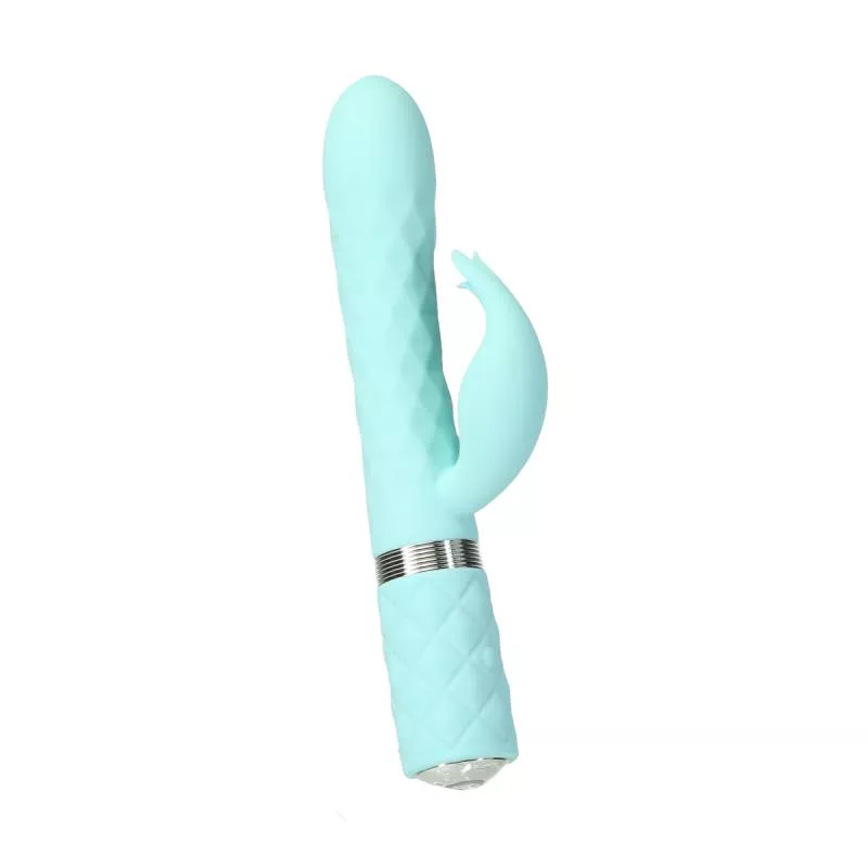 Pillow Talk - Vibrador Lively Rotating Tarzan - Verde azulado