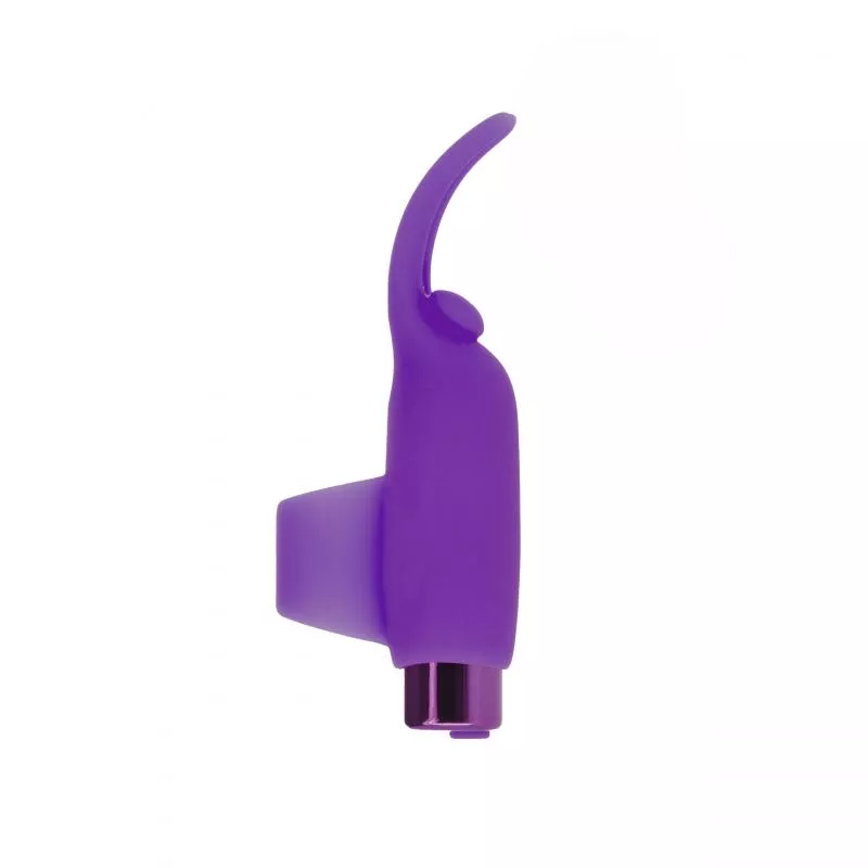 Vibrador De Dedo Con Forma De Lengua - Púrpura En Oferta Vibrador De Dedo Con Forma De Lengua - Púrpura