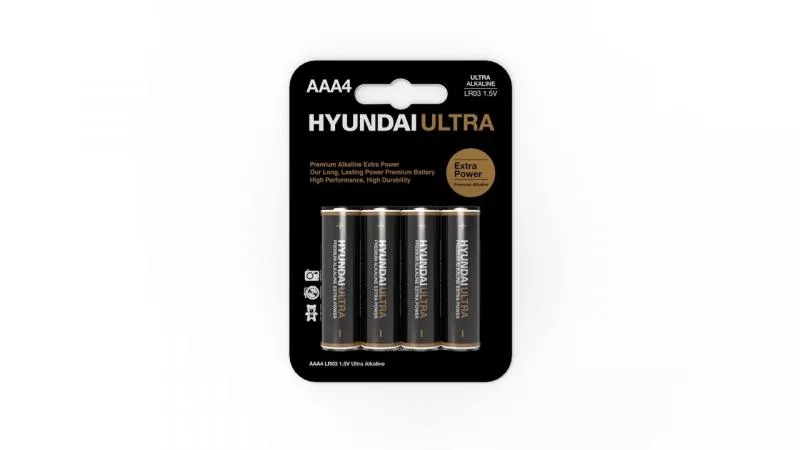 Hyundai Ultra AAA Baterías - 4 pcs