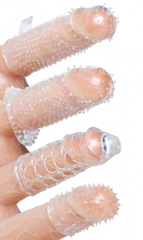 Pleasured Funda de extensión para el pene - Pack de 4