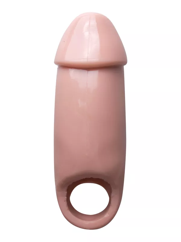 Funda potenciadora para pene ancho realmente amplia