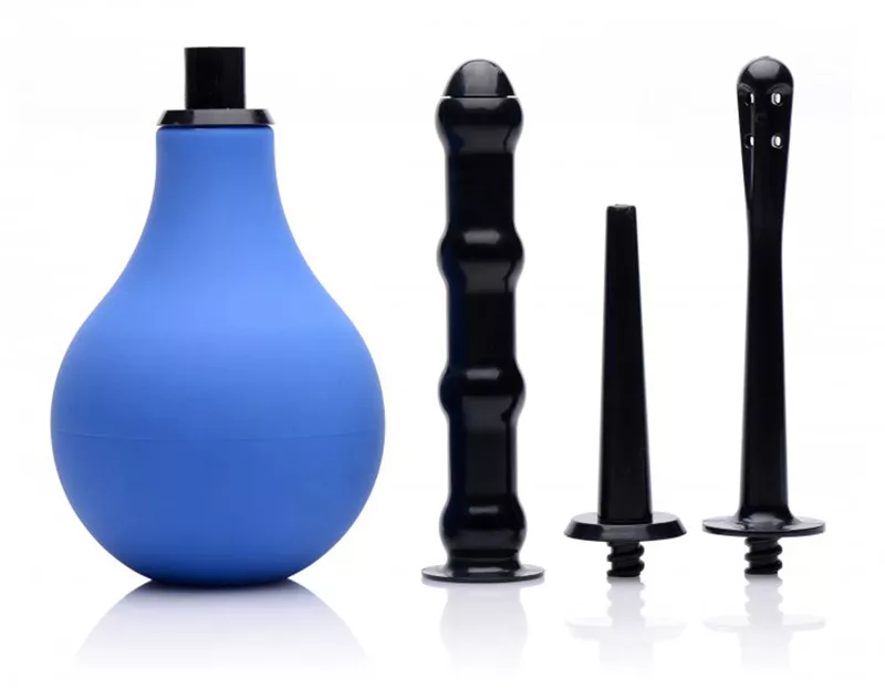 Juego de ducha anal de válvula unidireccional premium
