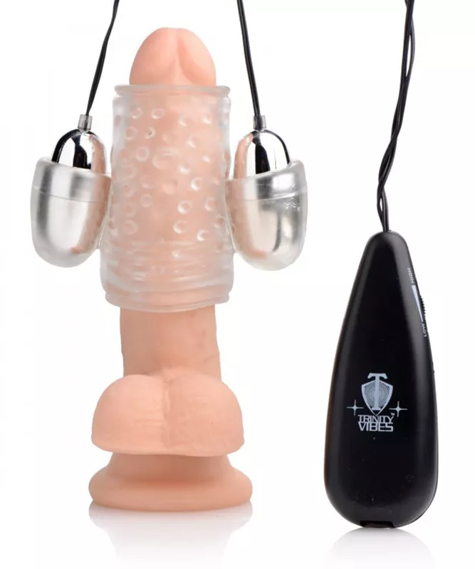 Manga vibratoria doble para pene