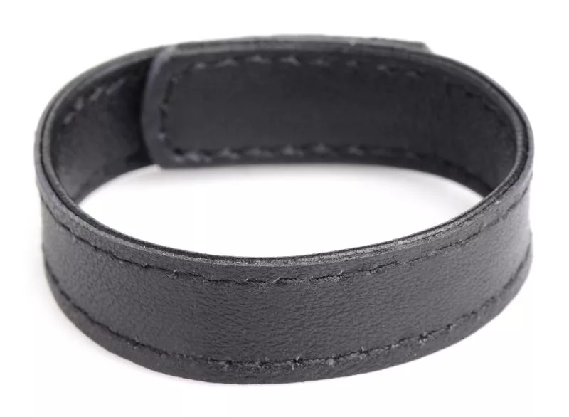 Anillo para el pene de cuero ajustable de Cock Gear