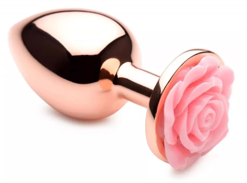 Tapón anal Pink Rosa color rosa dorado - Grande