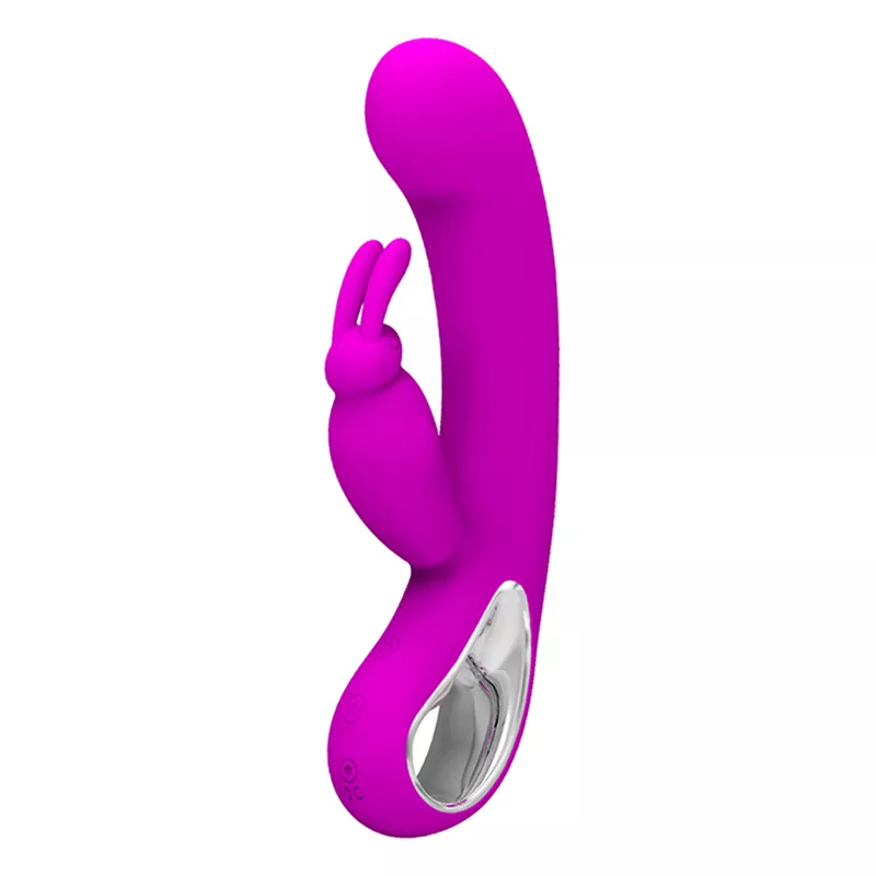 Vibrador con forma de conejo Webb - Púrpura