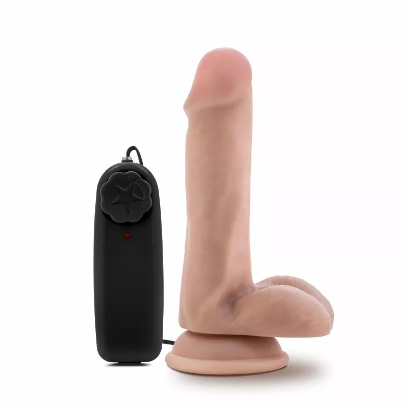 Dr. Skin - Vibrador con ventosa Dr. Rob 15,25 cm - Vainilla