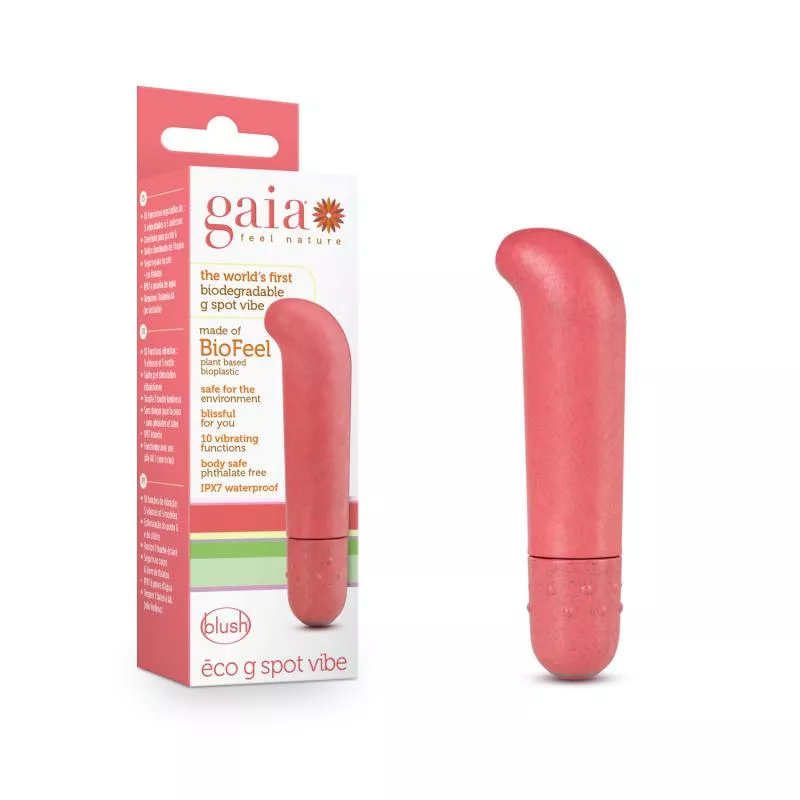 Vibrador del punto G Gaia Eco - Coral