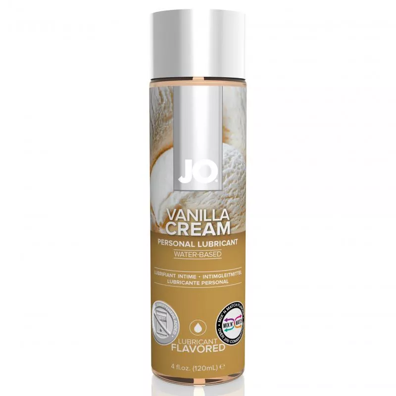 System JO - Lubricante H2O con sabor a vainilla - 120 ml