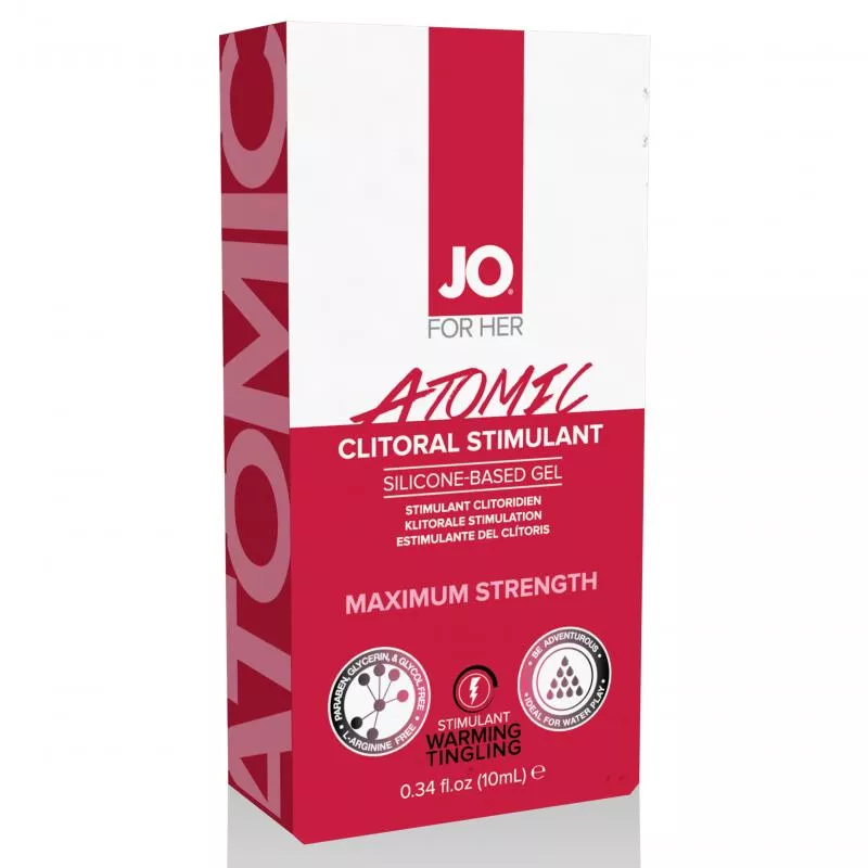 System JO - Gel extra fuerte para estimulación del clítoris Atomic - 10 ml