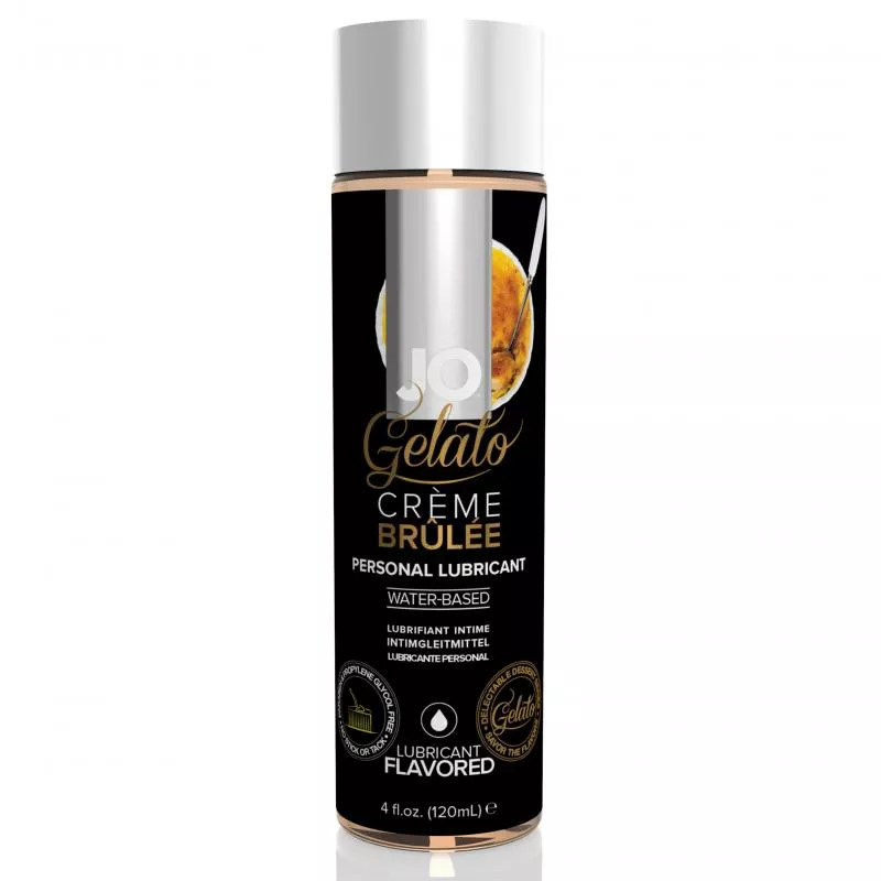 System JO - Lubricante H2O a base de agua con sabor a crème brulee - 120 ml