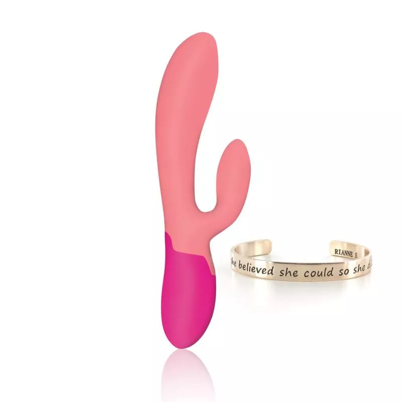 RS - Essentials - Vibrador de conejo Xena con función de calentamiento - Coral