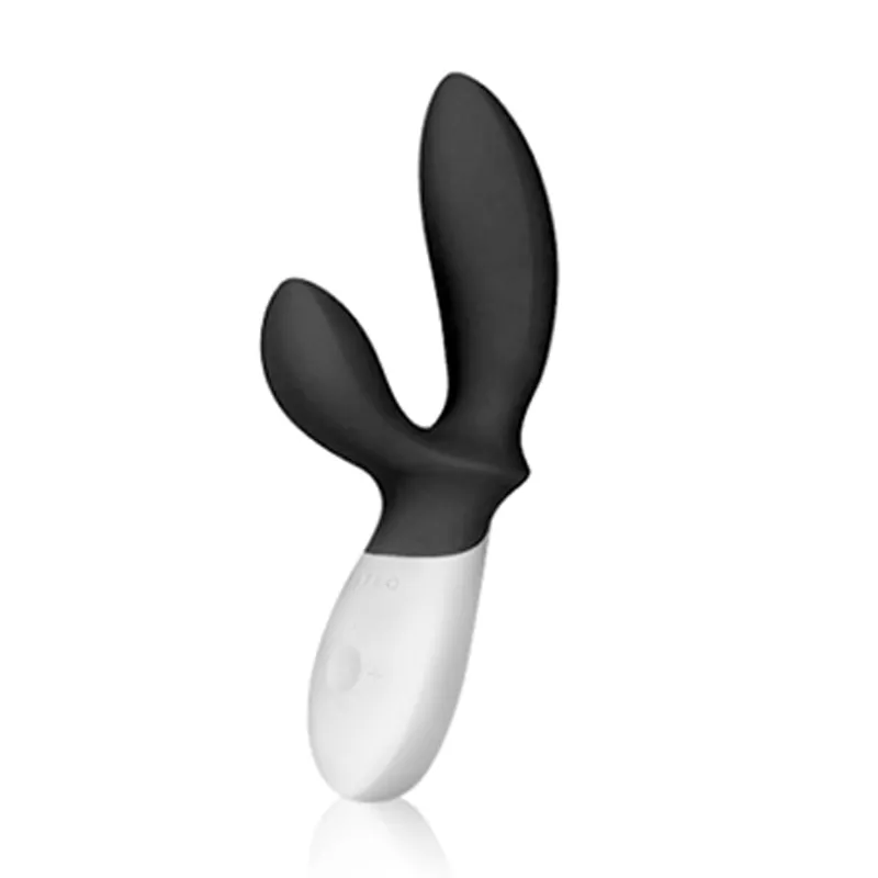 LELO - Masajeadro de próstata LOKI Wave en negro obsidiana