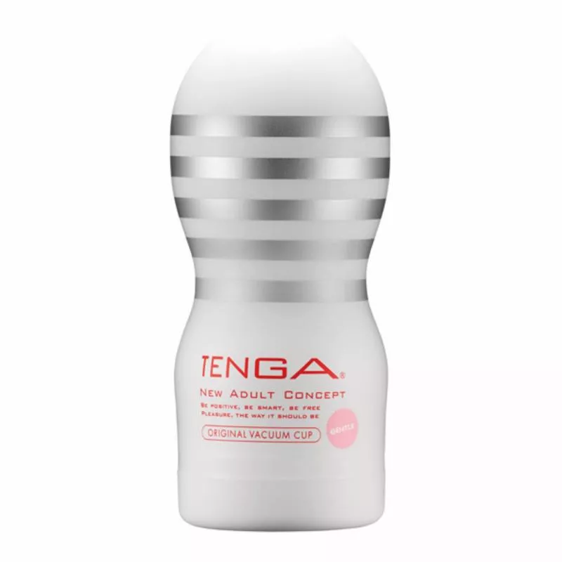 TENGA - Masturbador Original Vacuum Cup - Plata/blanco