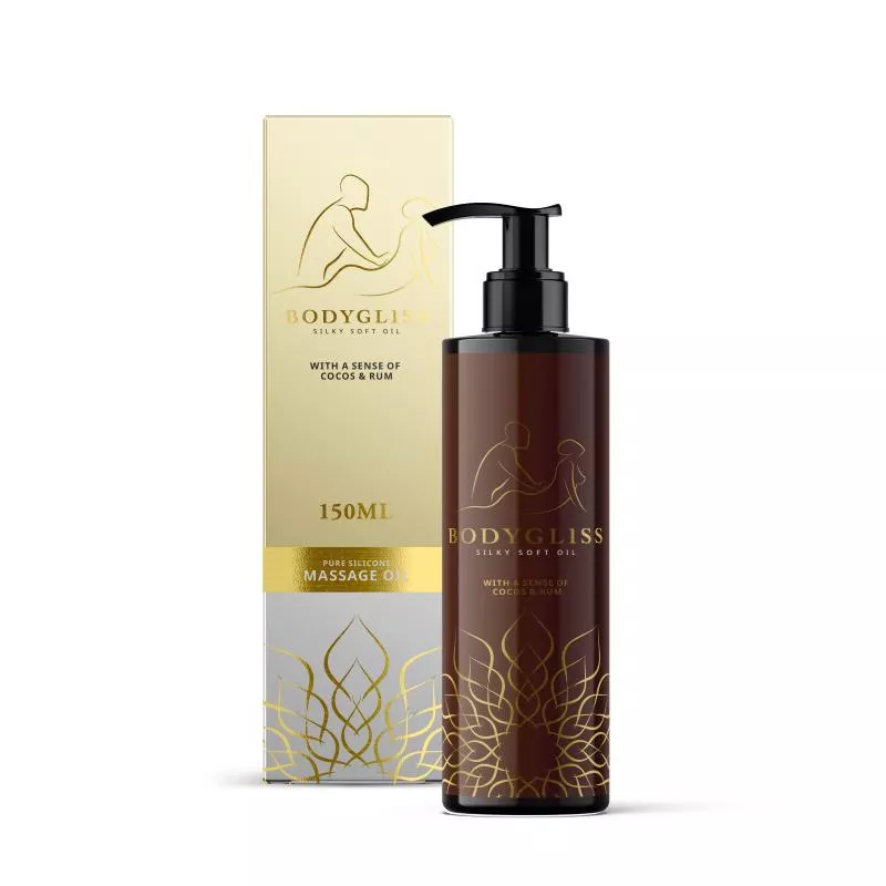 BodyGliss - Lubricante y aceite para masajes en 1 Coconut & Rum - 150 ml