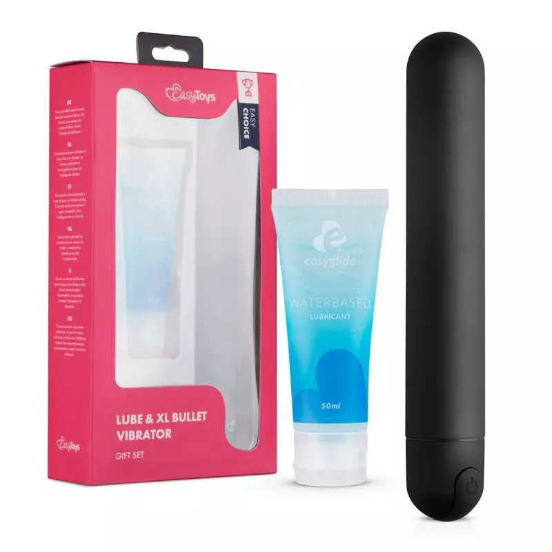 Juego de lubricante y vibrador de bala Easy Choice XL