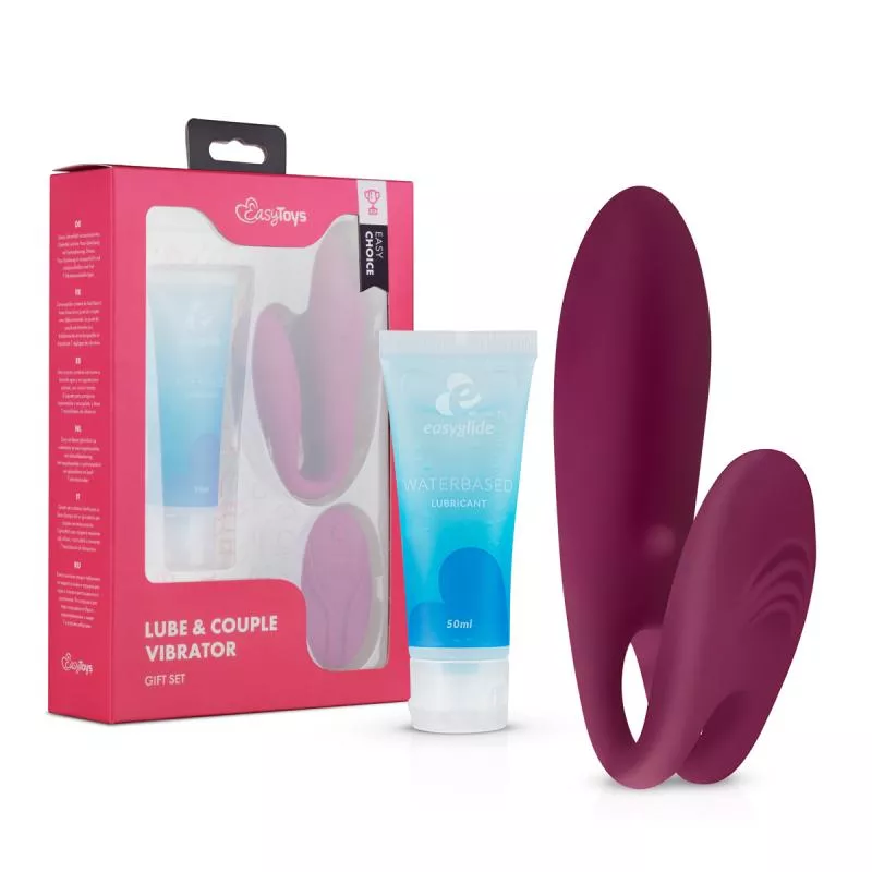 Juguete para parejas y set de lubricantes