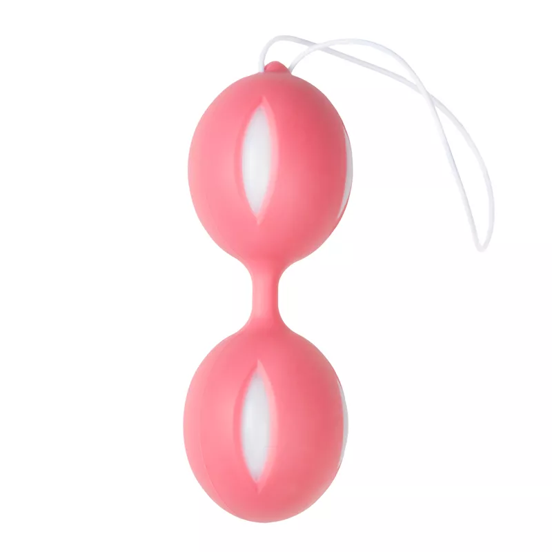 Wiggle Duo Kegel Ball - Pink / White