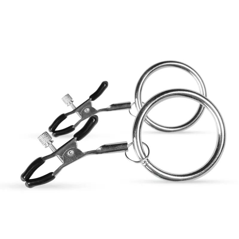 Pinzas para pezones con anillos grandes