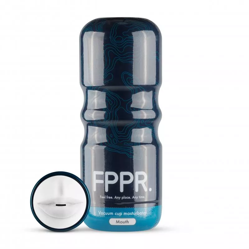 FPPR. Masturbador con forma de boca - Blanco