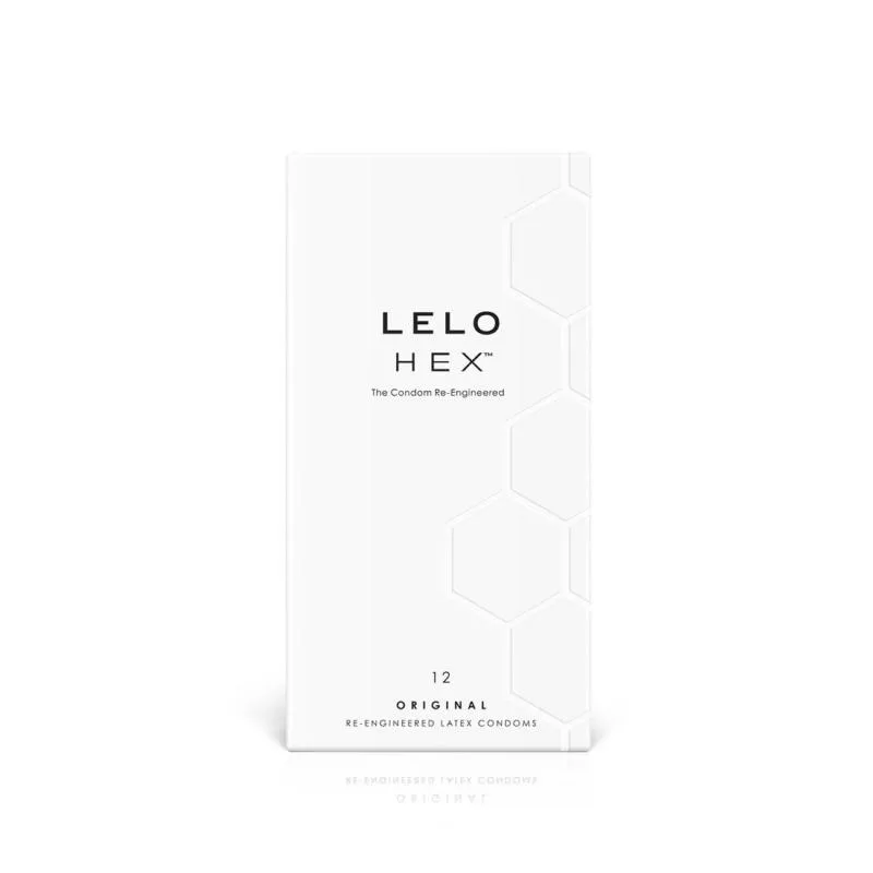 Condones originales LELO HEX 12 piezas.