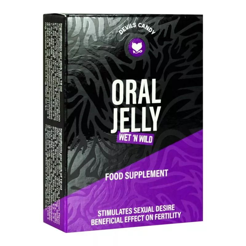 Devils Candy Oral Jelly - Afrodisíaco para hombres y mujeres - 5 sobres