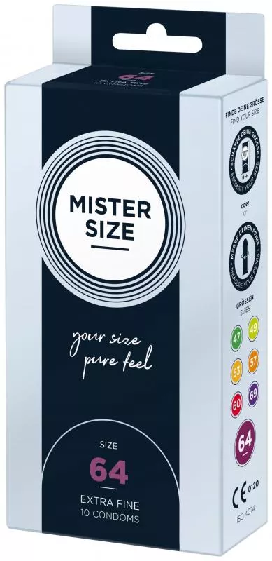MISTER.SIZE Preservativos de 64 mm 10 unidades