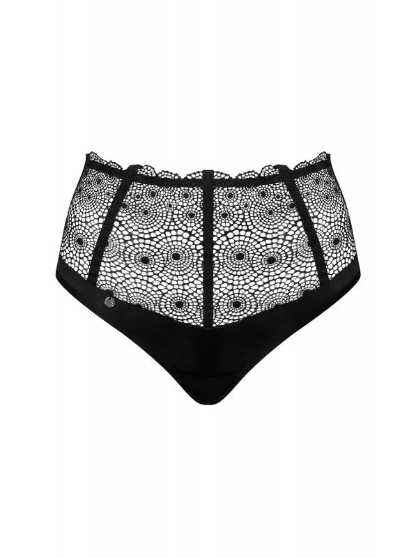 Bragas Sharlotte de cintura alta - Negro