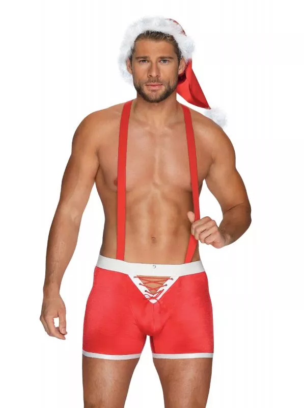 Disfraz de Navidad sexy de la Sr. Claus para hombre
