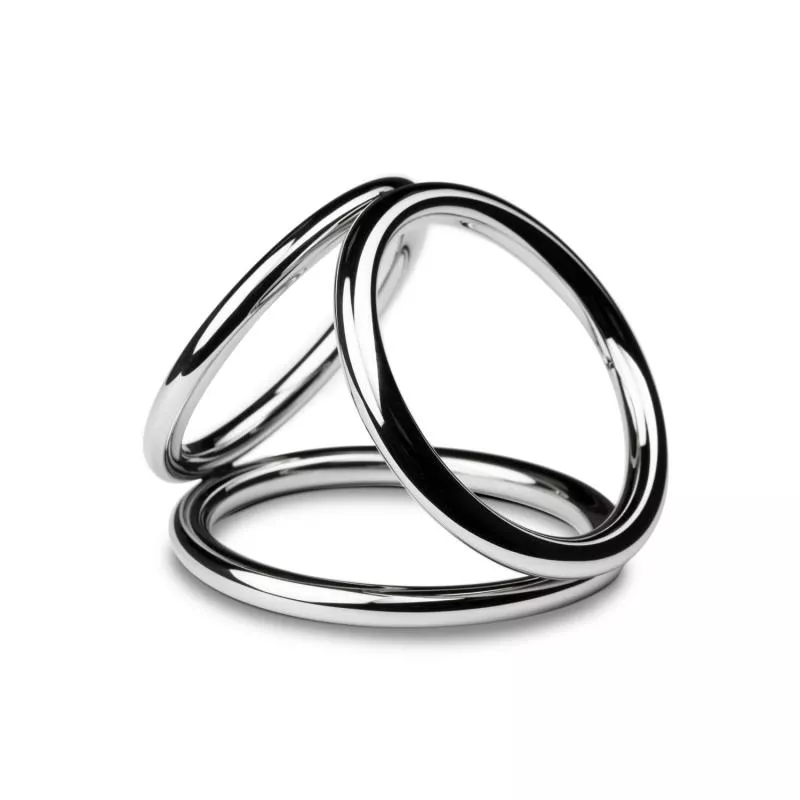 Anillo para el pene y testículos Triad Chamber Metal Cock - Medio