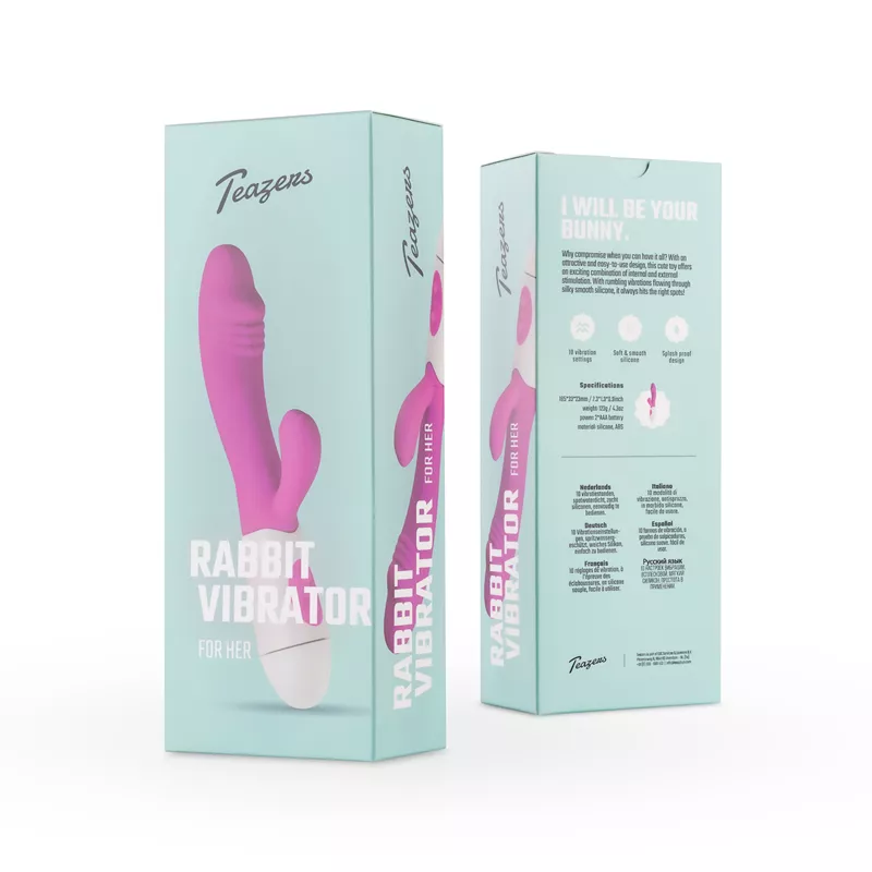 Teazers - Vibrador Realista Conejito - Morado