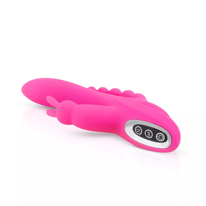Vibrador de conejo doble