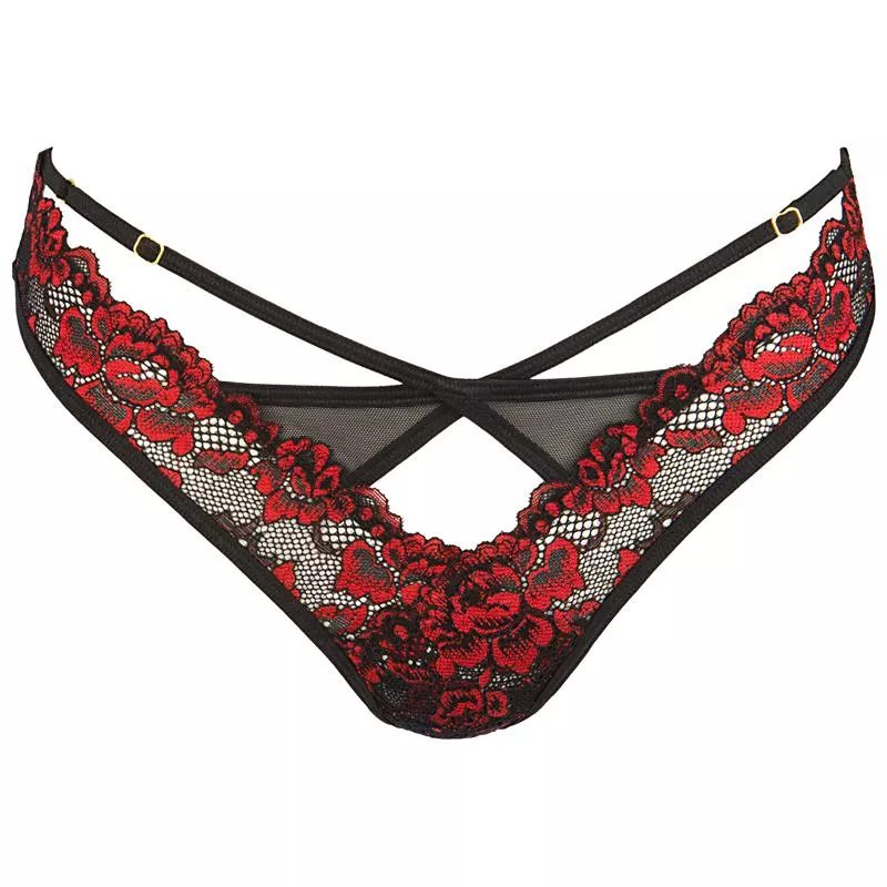 Tanga lujoso de encaje Giada