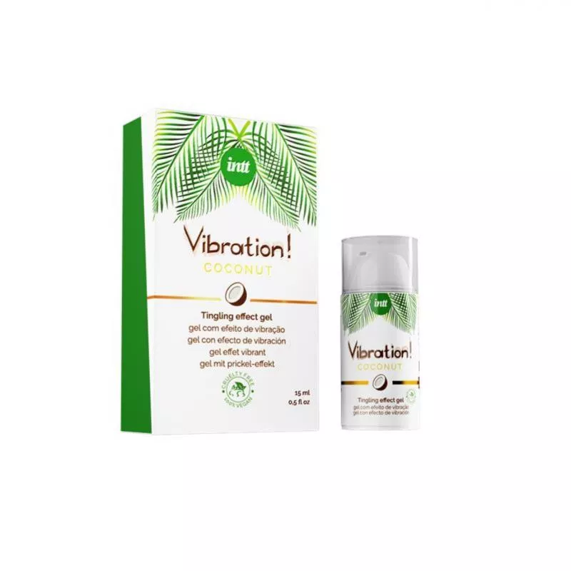 ¡Vibración! Gel vibrador de coco - 15 ml