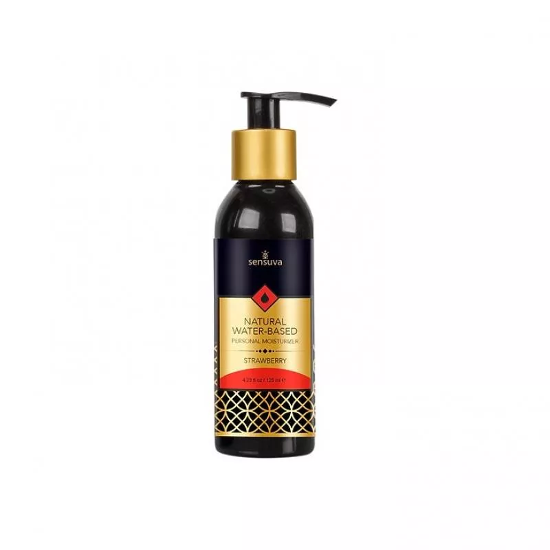 Lubricante a base de agua de Sensuva - Fresa