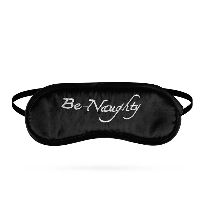 Máscara de ojos "Be Naughty" - Negro